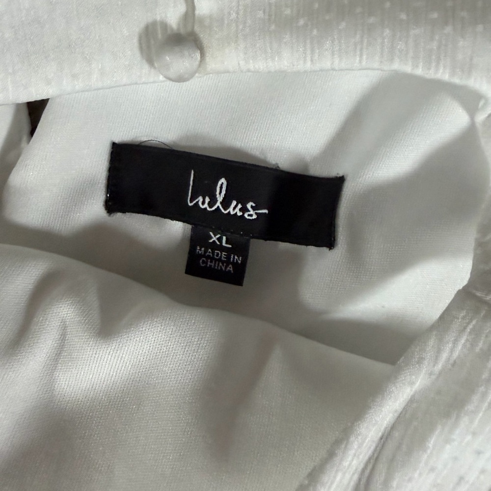 Lulus Tier and Far White Tiered Pleated Halter Midi Dress - Picture 9 of 11